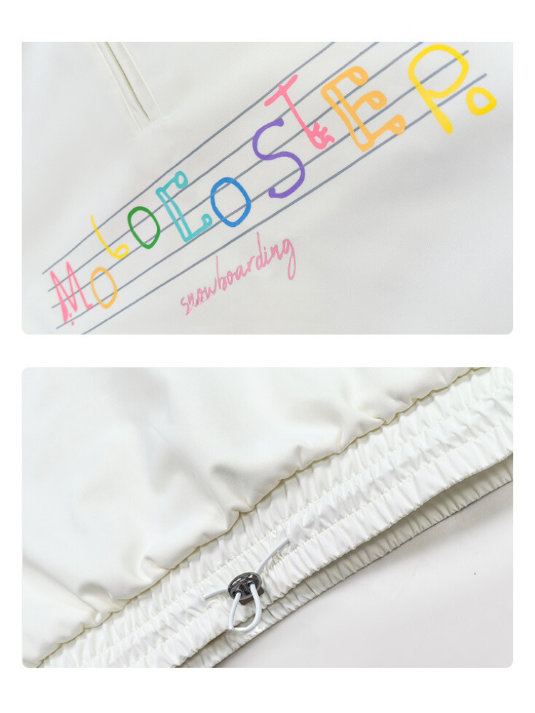 Molocoster Beige Half-Zip Ski Sweatshirt – Women’s