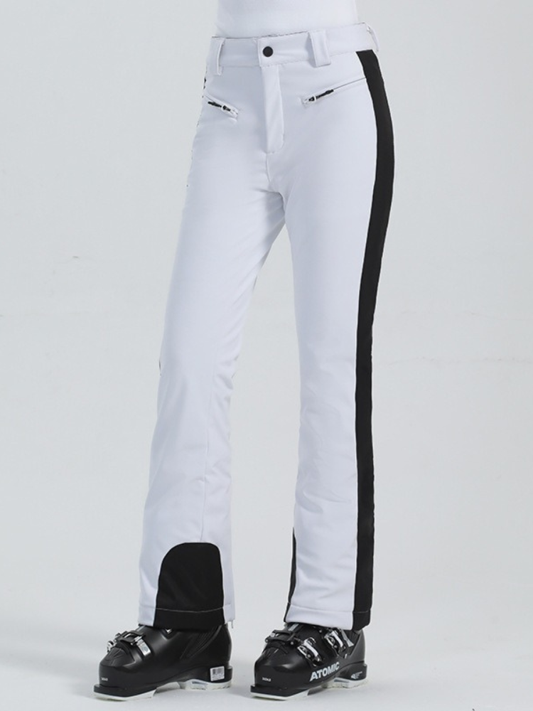 Elegant High Waist Stretch Pants - Women's | Gsou Snow