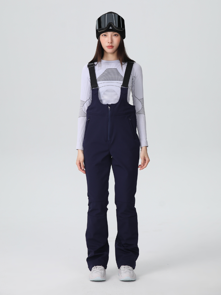 Sleek Dynamic Stretch Ski Bibs - Women's | Searipe