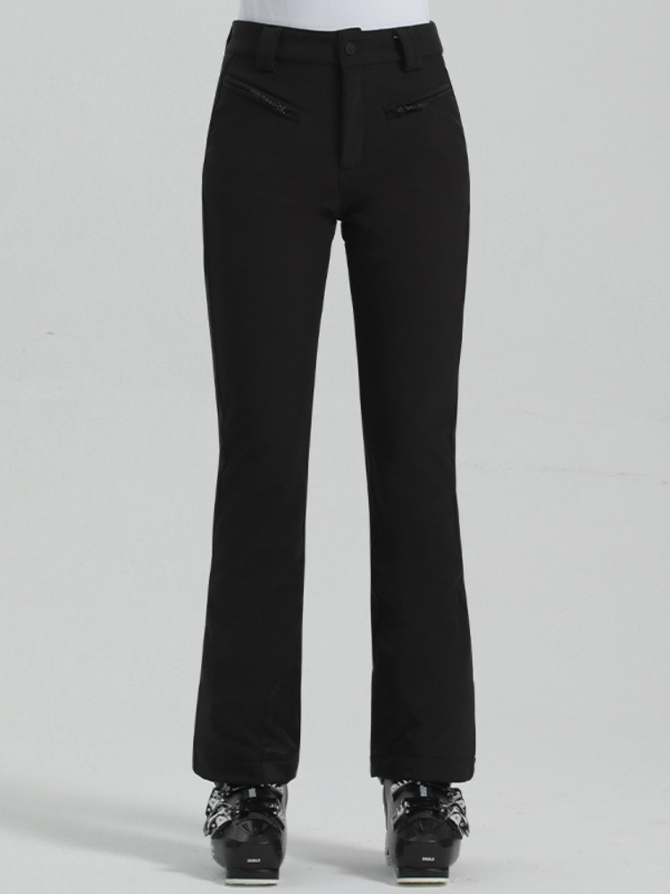 Elegant High Waist Stretch Pants - Women's | Gsou Snow