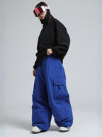Baggy Loose Fit Cargo Snowboard Pants - Unisex | Gsou Snow