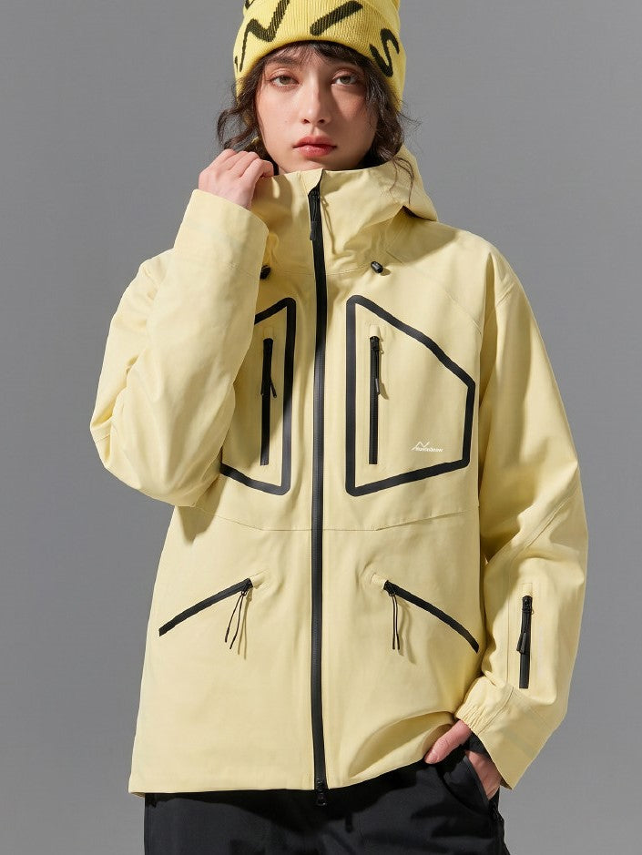 10K 3L Reversible Reflective Ski Jacket – Unisex | NowInSnow