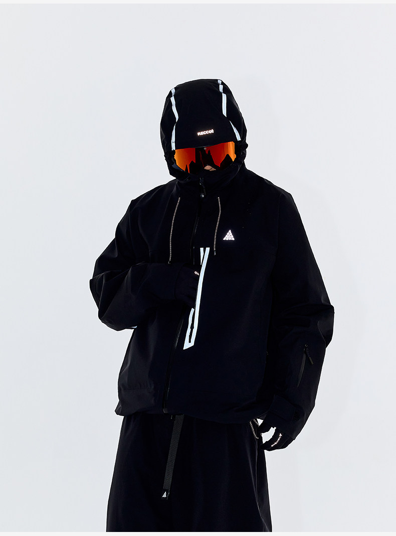 3L RECCO 21K Waterproof Ski Shell Jacket – Unisex | NANEND