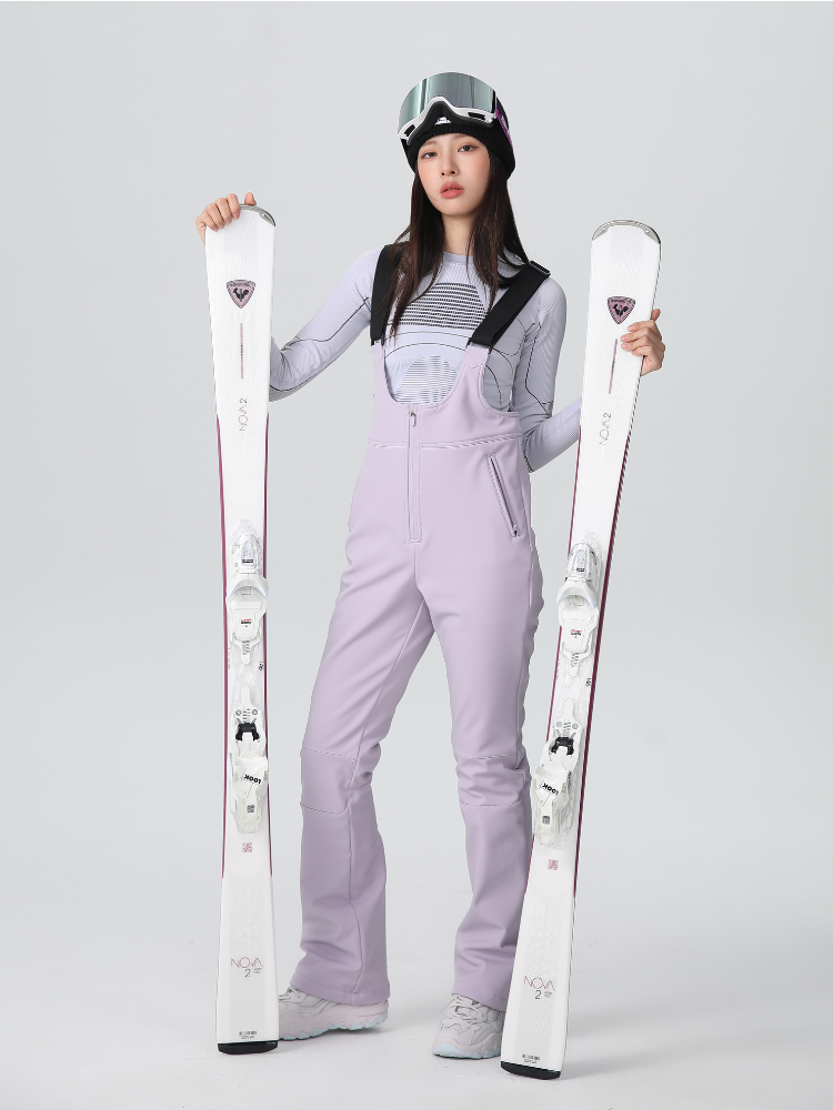 Sleek Dynamic Stretch Ski Bibs - Women's | Searipe