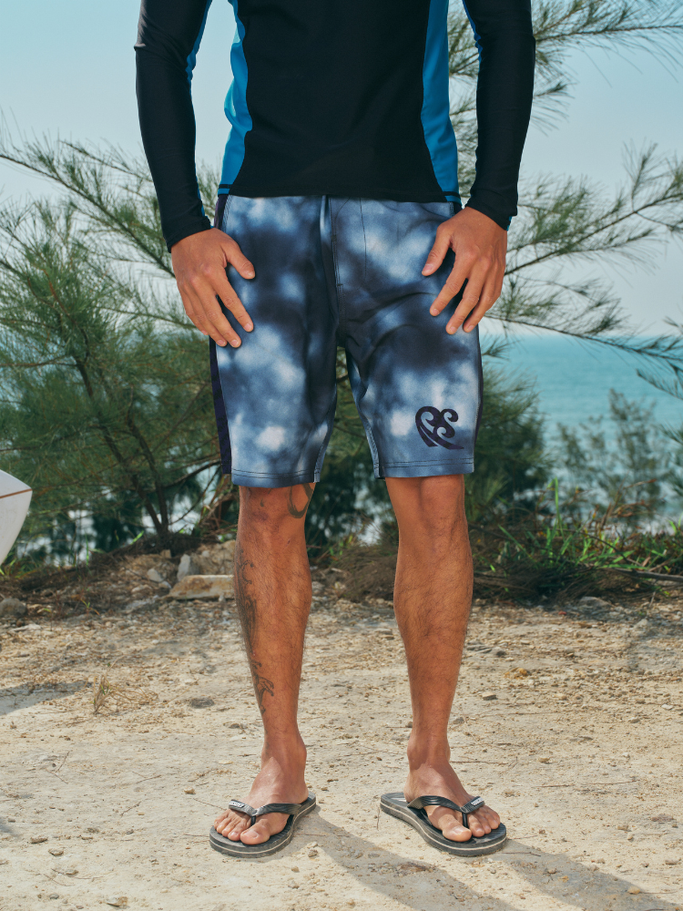 Quick-Dry Fabric & Water-Resistant Design  Tie-Dye Pattern Running Shorts – Men's | ChillHang