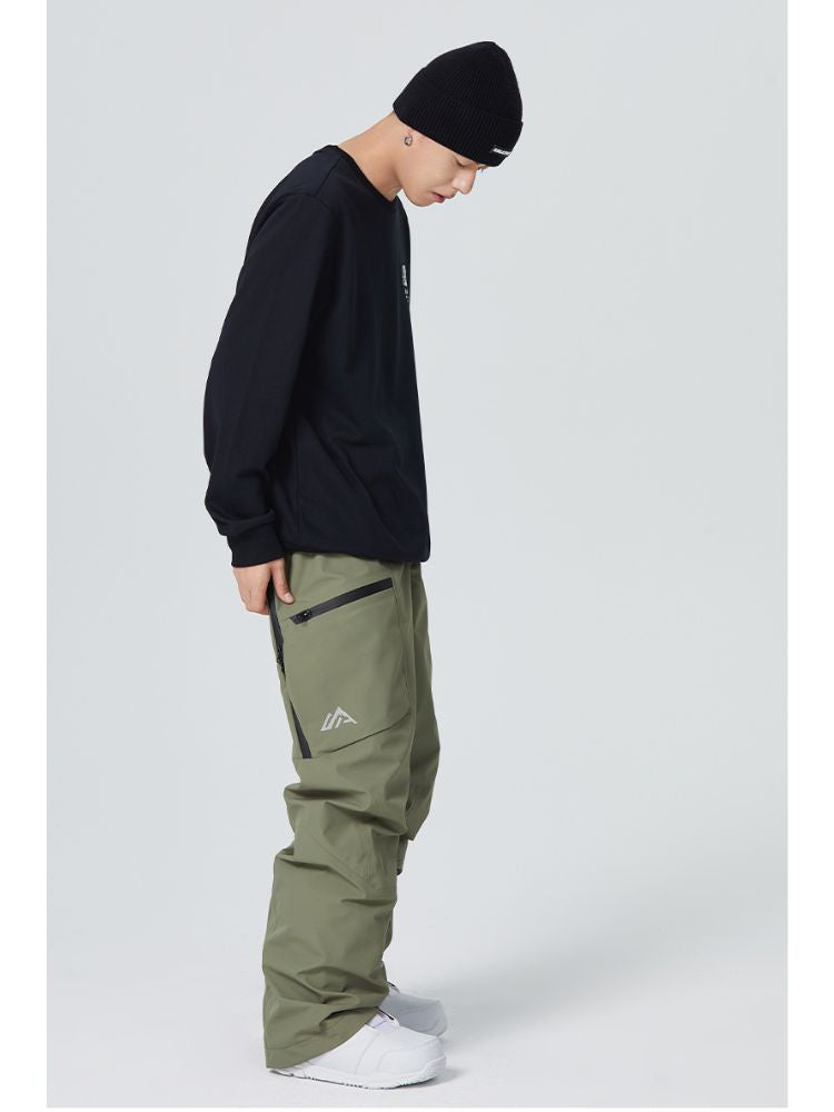 Side Zipper Snow Pants - Men's | Searipe