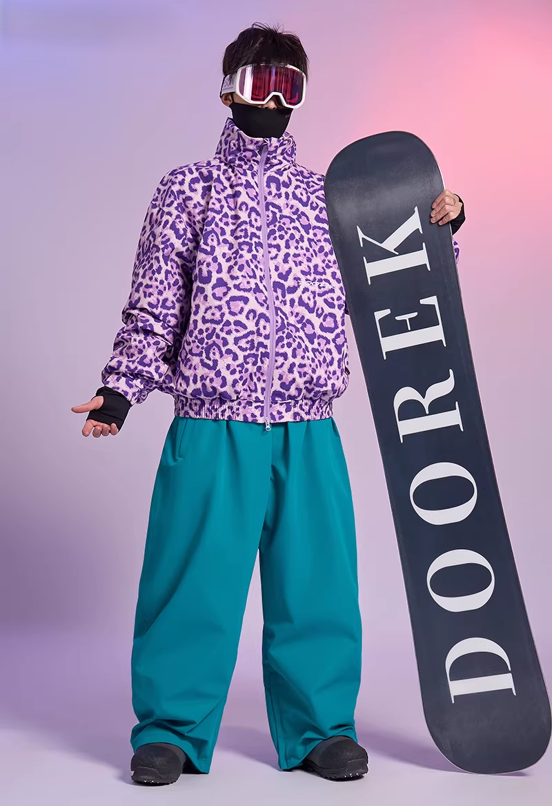 20K Waterproof Insulated Baggy Snowboard Pants – Unisex | Doorek