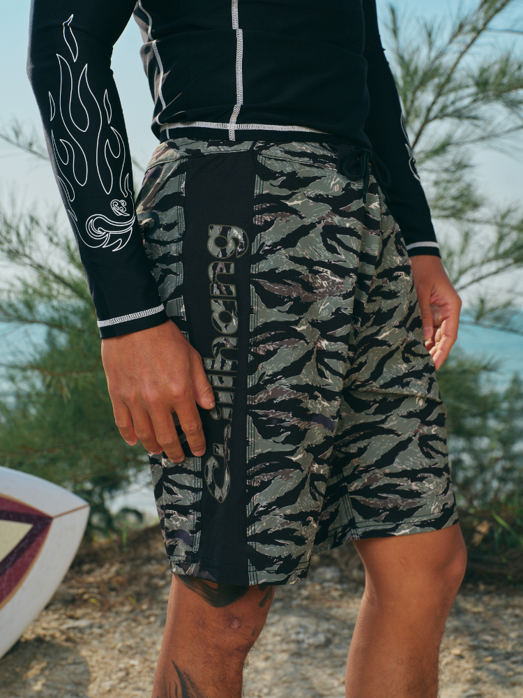 Quick-Dry Fabric & Water-Resistant Design Zebra Pattern  Running Shorts – Men's | ChillHang