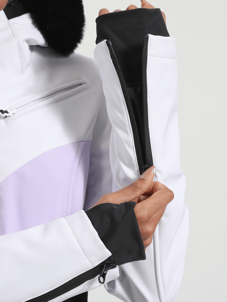 Violet Edge Slim Ski One-Piece – Women's | Gsou Snow