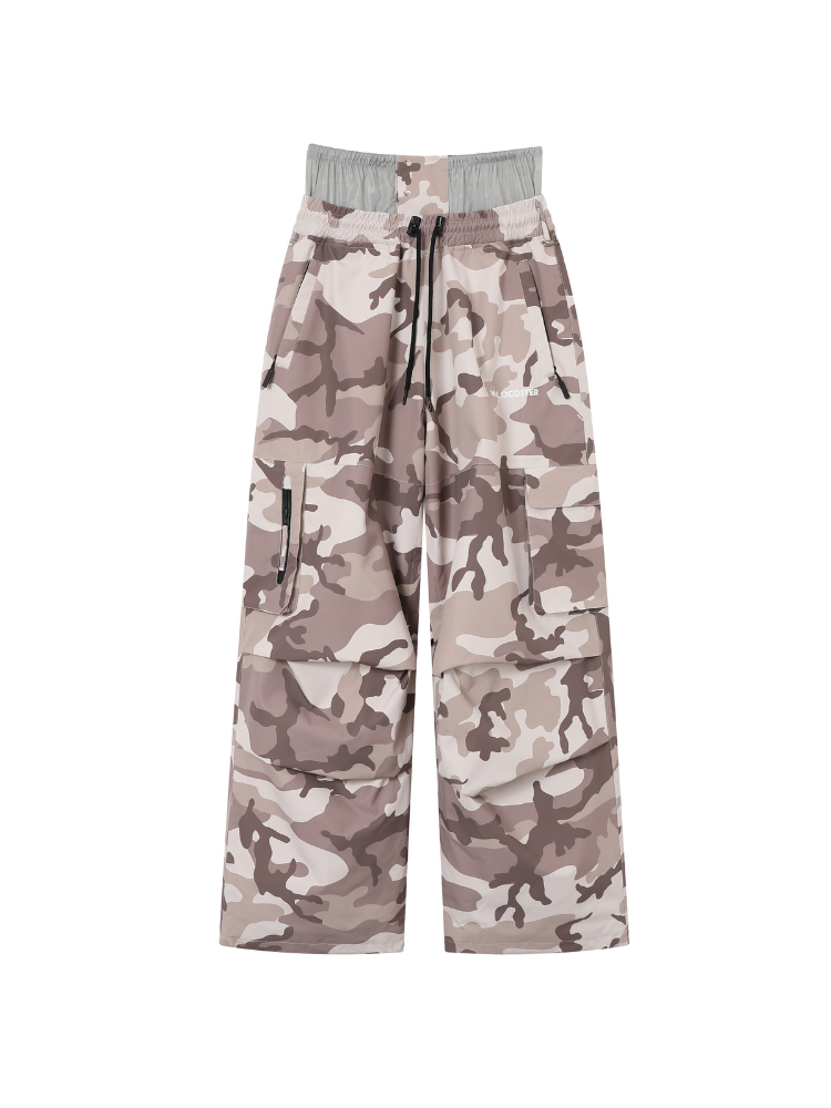 3L Camo Baggy Ski Pants – Unisex | Molocoster