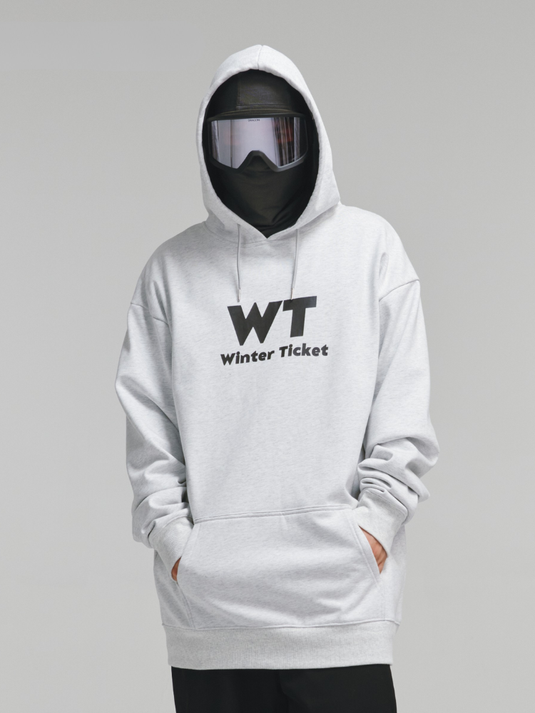 Freeride Baggy Fleece Ski Hoodie – Unisex | Winter Ticket