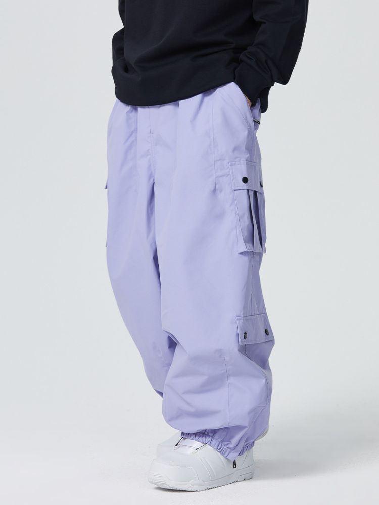 3L Monochrome Baggy Cargo Pants - Unisex | Searipe