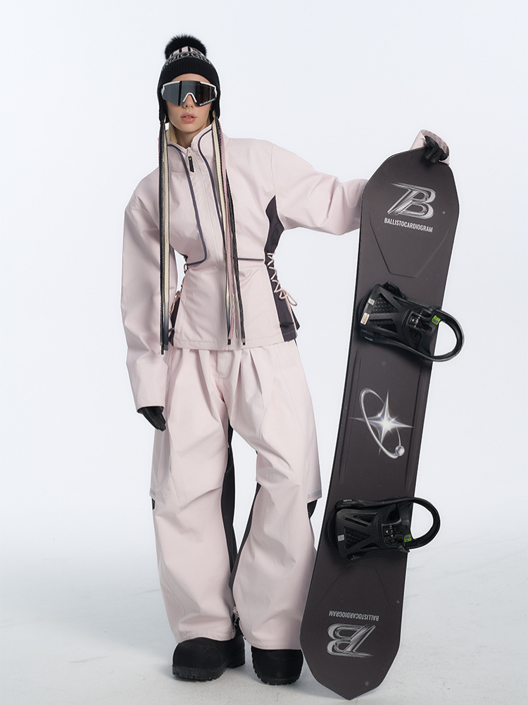 Ballet Bound Pink Baggy Ski Pants - Women's| BCG