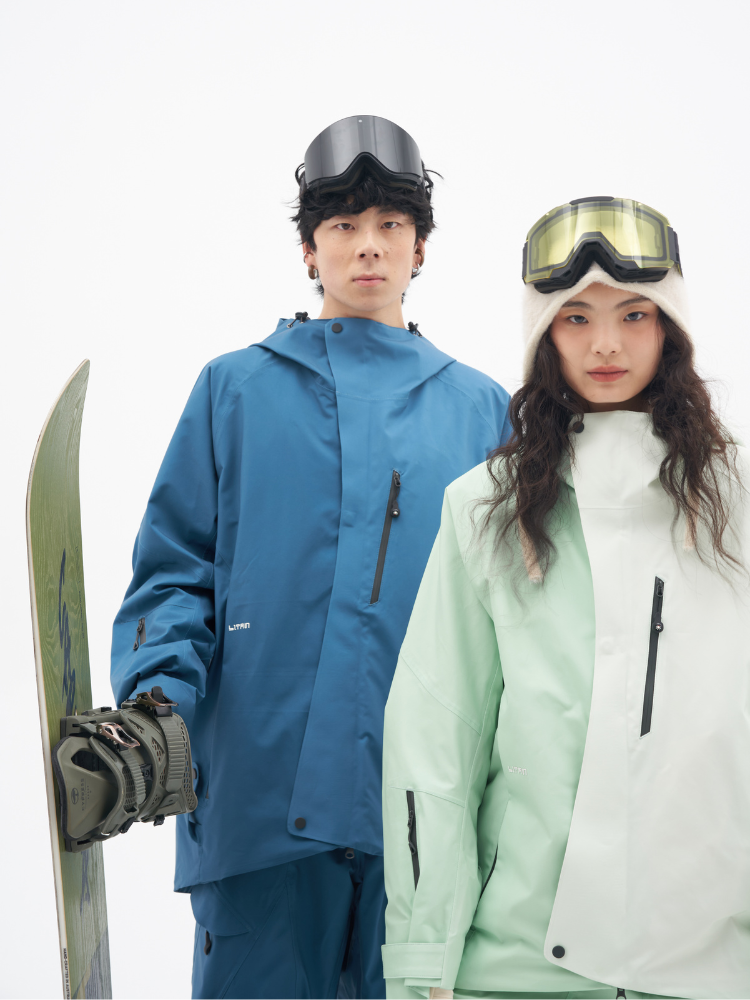 LITAN Gradient Color Mountain Snow Pants - Men's