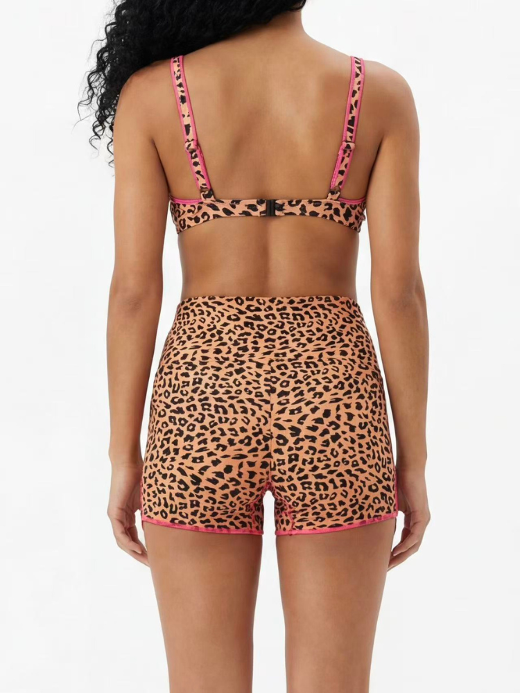 Leopard Print 3-Piece Tankini Set - Women's | ChillHang
