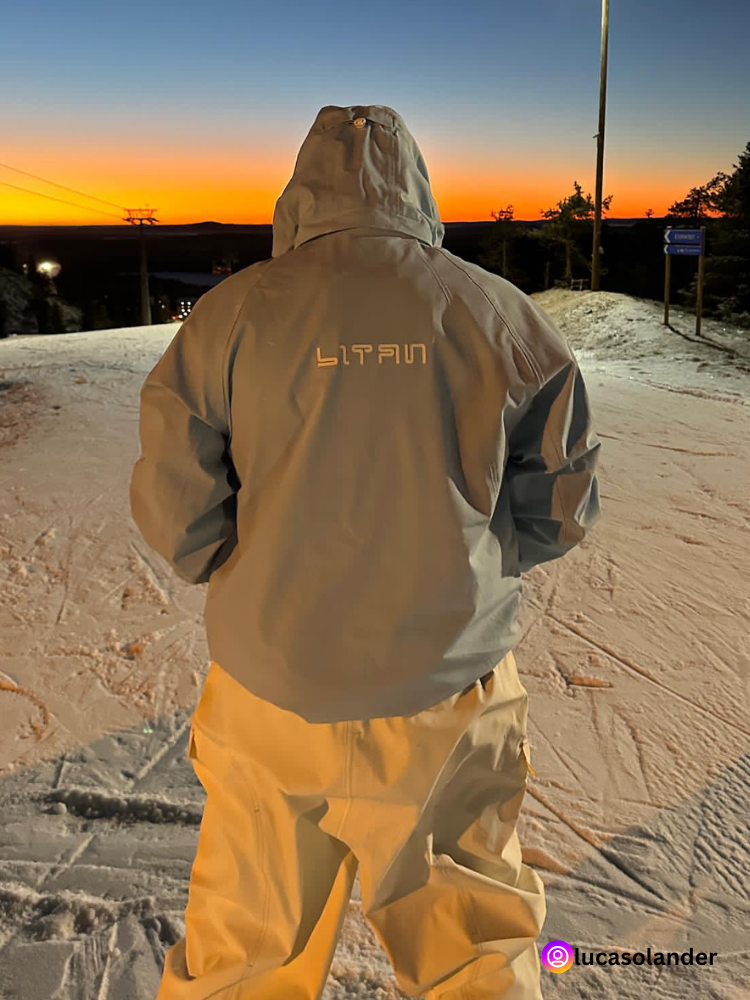 LITAN Sky Blue Soft Shell Pullover - Unisex