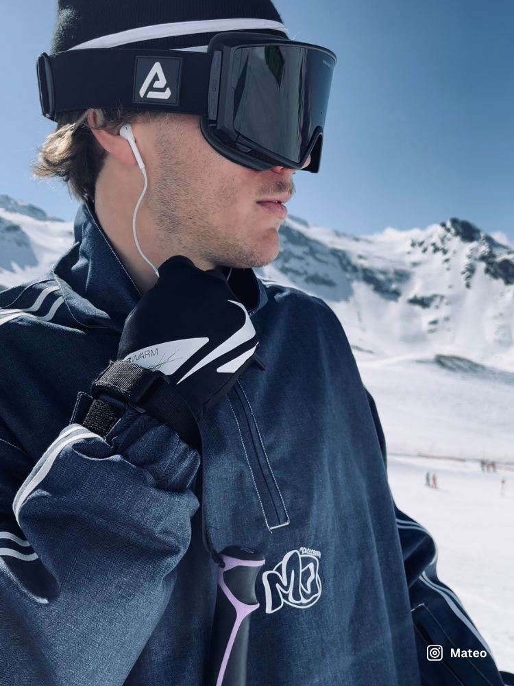 Molocoster Loose Fit Denim Ski Pullover – Unisex
