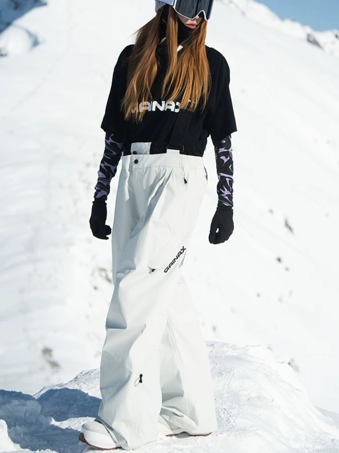 3L XT3N Baggy Shell Snow Bib Pants – Unisex | GAINAX