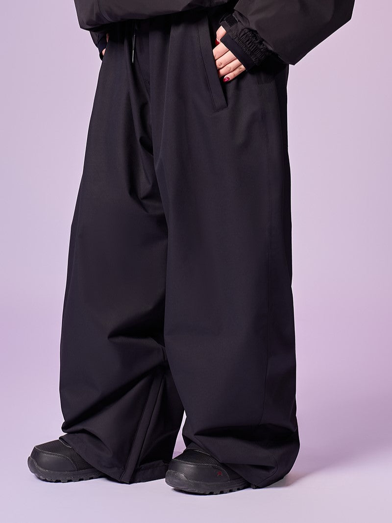 20K Waterproof Insulated Baggy Snowboard Pants – Unisex | Doorek