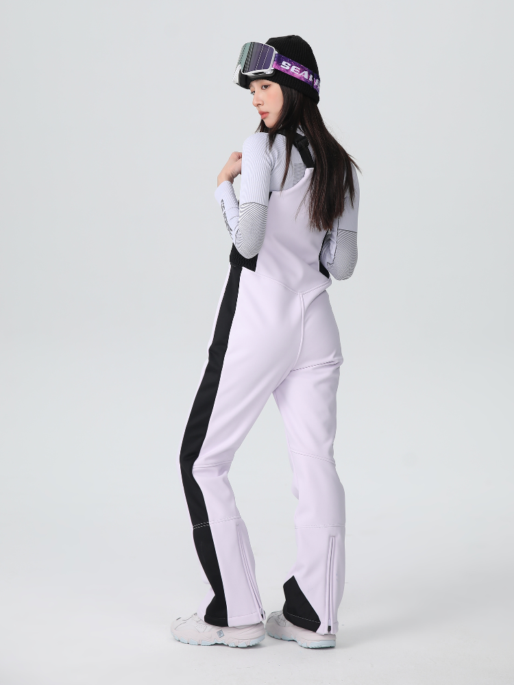 Searipe Stretch Fleece-Lined Snow Bib - Women's