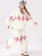Diamond Plaid 3-Layer Snowsuit – Unisex | Molocoster