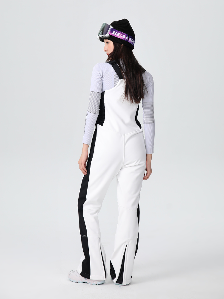 Stretch Fleece-Lined Ski Bib - Women's | Searipe