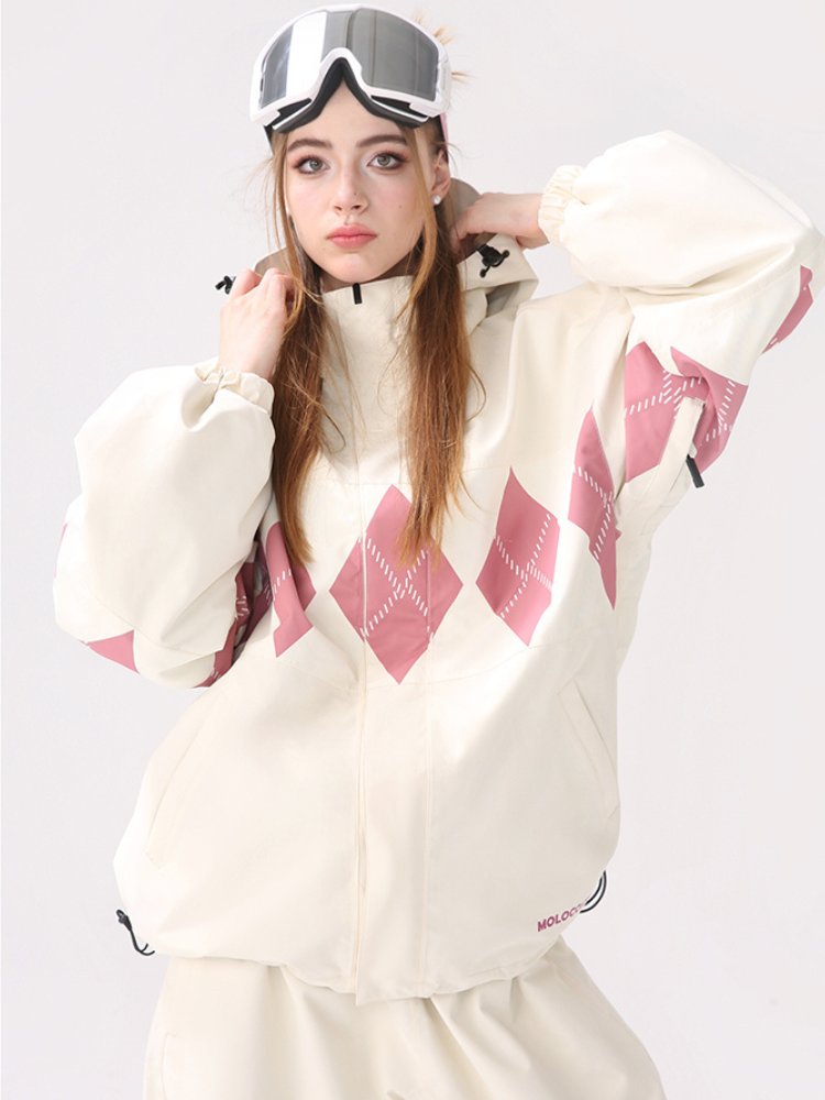 Molocoster Diamond Plaid 3-Layer Snowsuit – Unisex