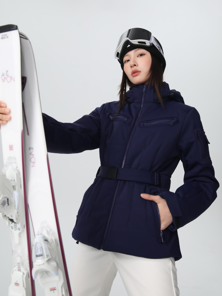 Chic Grid Insulated Ski Jacket - Women's | Searipe