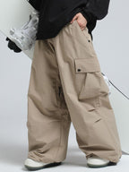Baggy Loose Fit Cargo Snowboard Pants - Unisex | Gsou Snow