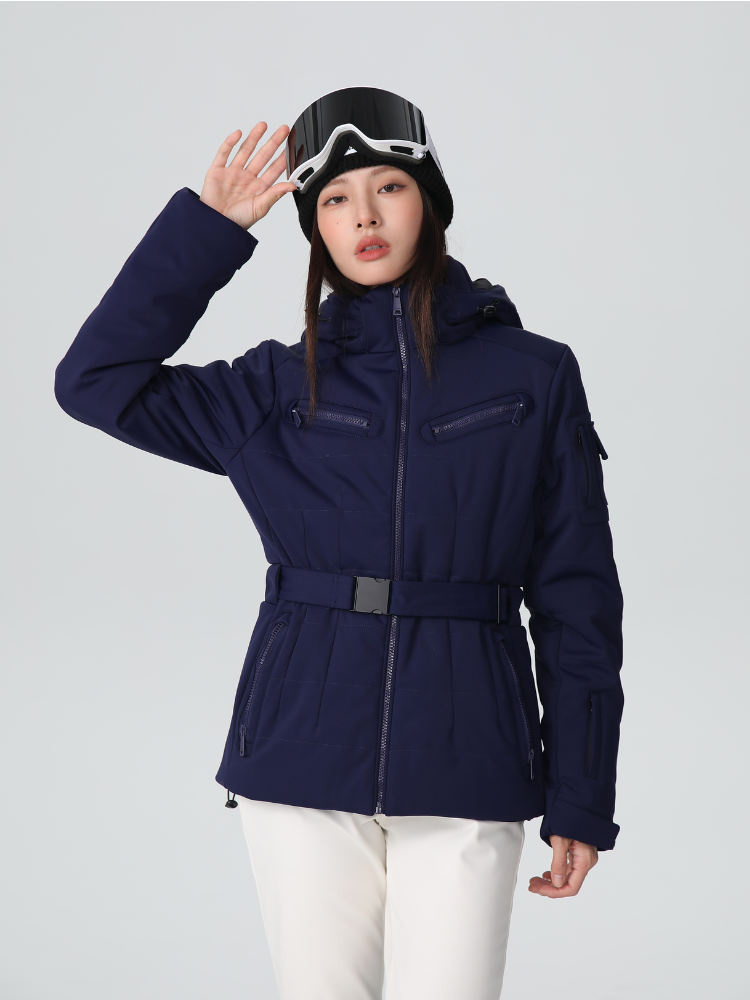 Chic Grid Insulated Ski Jacket - Women's | Searipe