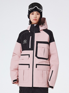 Colorblock Cargo Ski Jacket - Women's | ARCTIC QUEEN