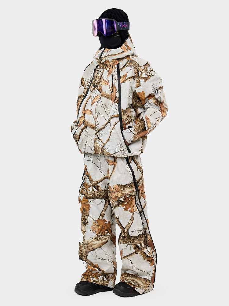 GlideFlow Jungle 20K/10K 3-Layer Shell Baggy Ski Suit - Unisex | Doorek