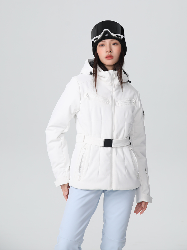 Chic Grid Insulated Ski Jacket - Women's | Searipe