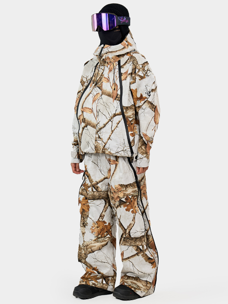 GlideFlow Jungle 20K/10K 3-Layer Shell Baggy Ski Suit - Unisex | Doorek