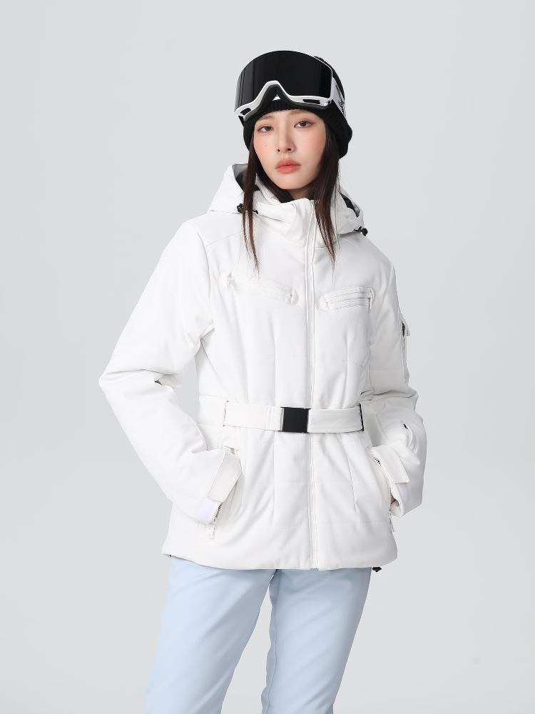 Chic Grid Insulated Ski Jacket - Women's | Searipe