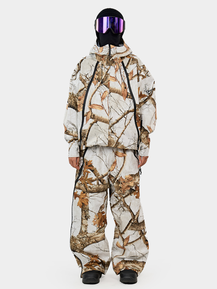 GlideFlow Jungle 20K/10K 3-Layer Shell Baggy Ski Suit - Unisex | Doorek