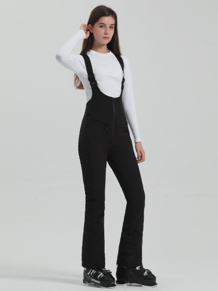 Gsou Snow Trendy Slim Fit Snow Bibs - Women's