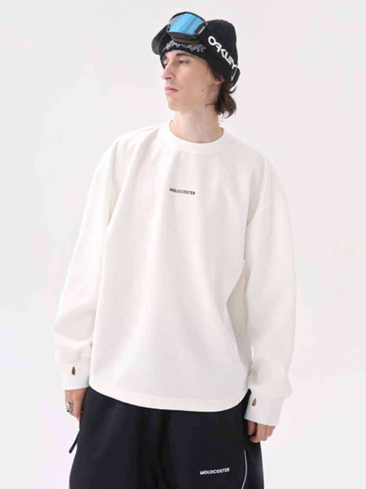 Molocoster Black & White Cool Layer Ski Sweater – Men’s