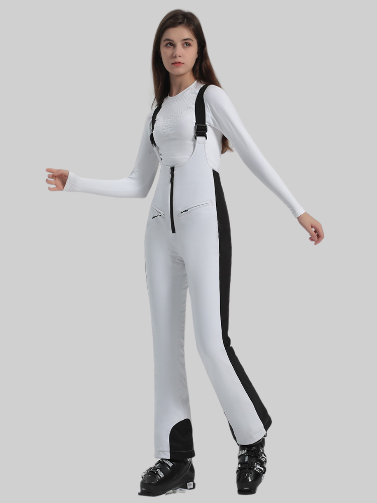 Trendy Slim Fit Snow Bibs - Women's | Gsou Snow
