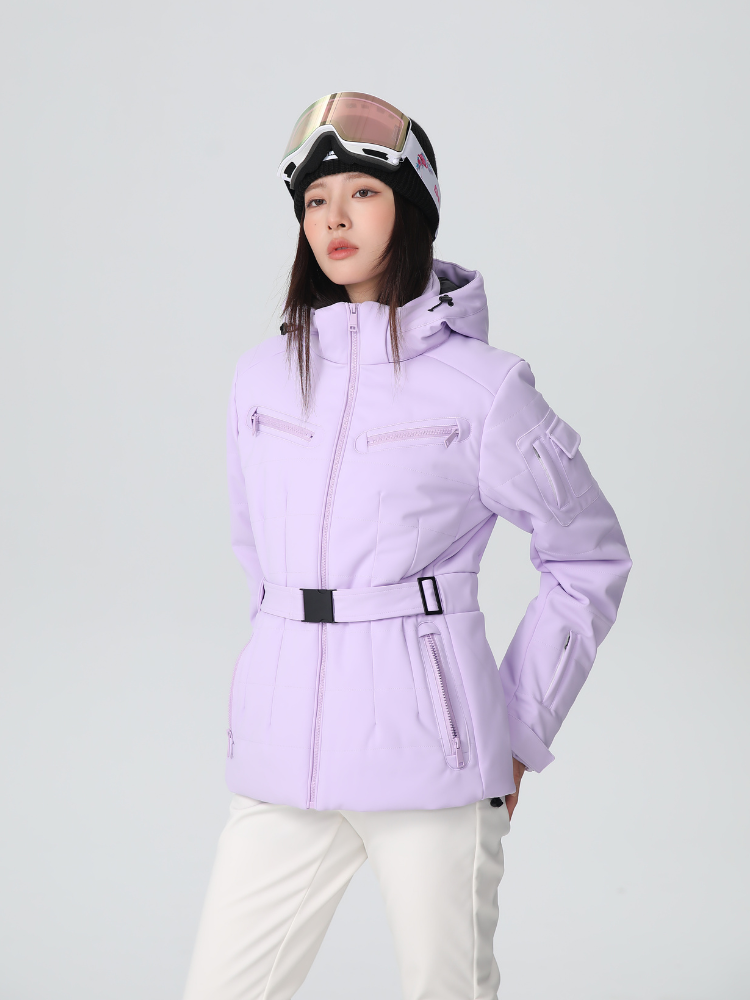 Chic Grid Insulated Ski Jacket - Women's | Searipe