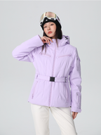 Chic Grid Insulated Ski Jacket - Women's | Searipe