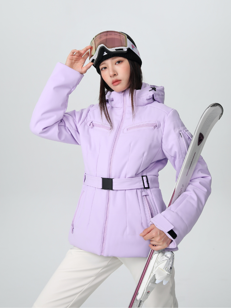 Chic Grid Insulated Ski Jacket - Women's | Searipe
