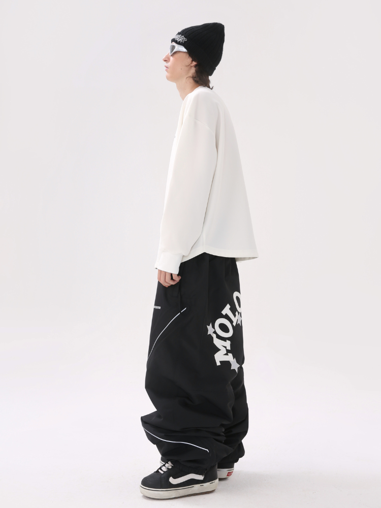 Molocoster Black & White Cool Layer Ski Sweater – Men’s