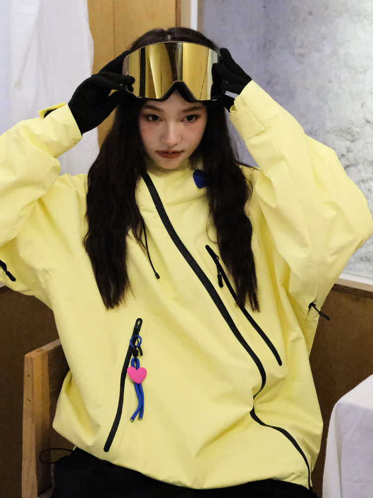 Hellystudio 3L Aurora Zip Lemon Ski Jacket - Unisex Hellystudio | Snowears.com