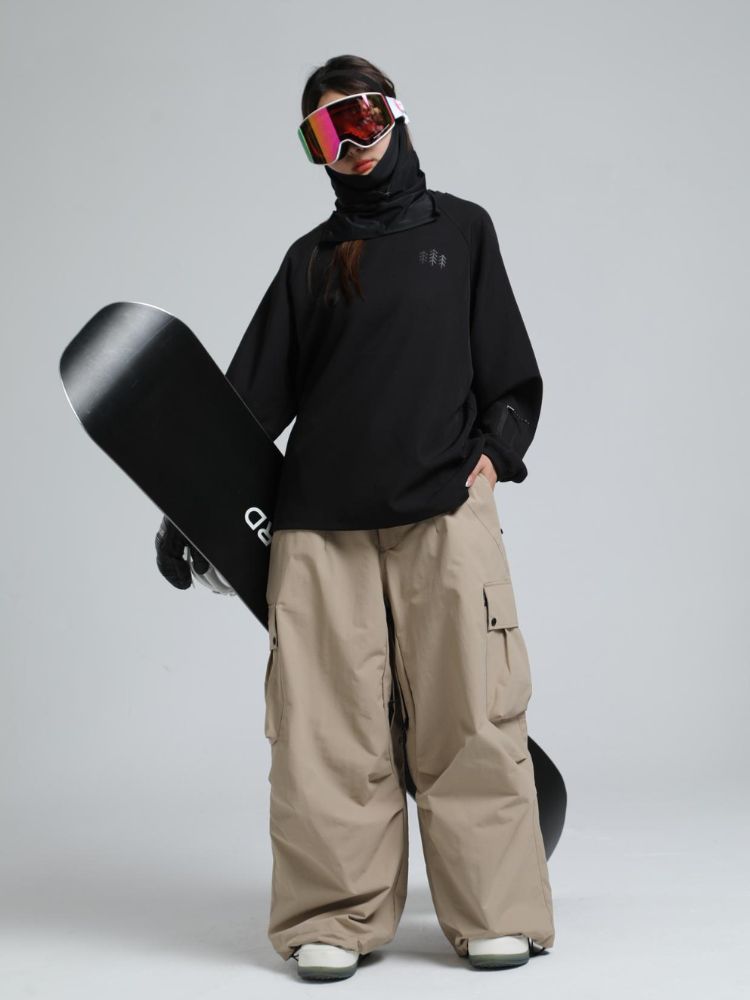 Baggy Loose Fit Cargo Snowboard Pants - Unisex | Gsou Snow