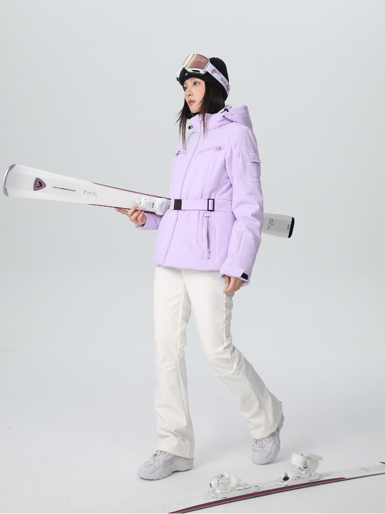 Chic Grid Insulated Ski Jacket - Women's | Searipe