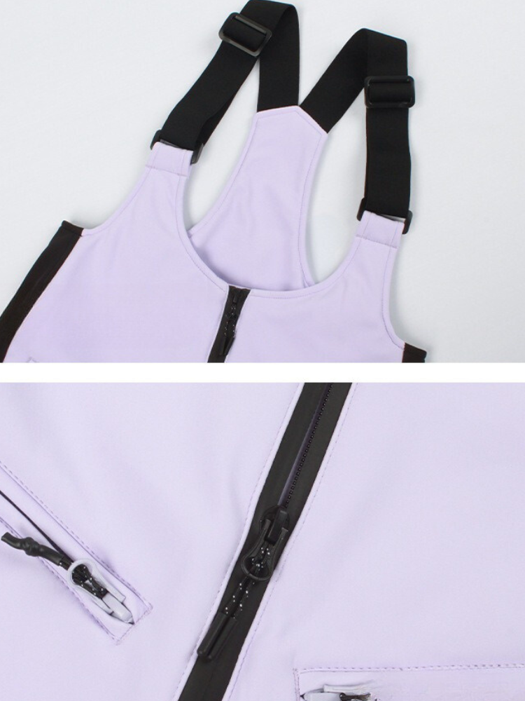 Trendy Slim Fit Snow Bibs - Women's | Gsou Snow