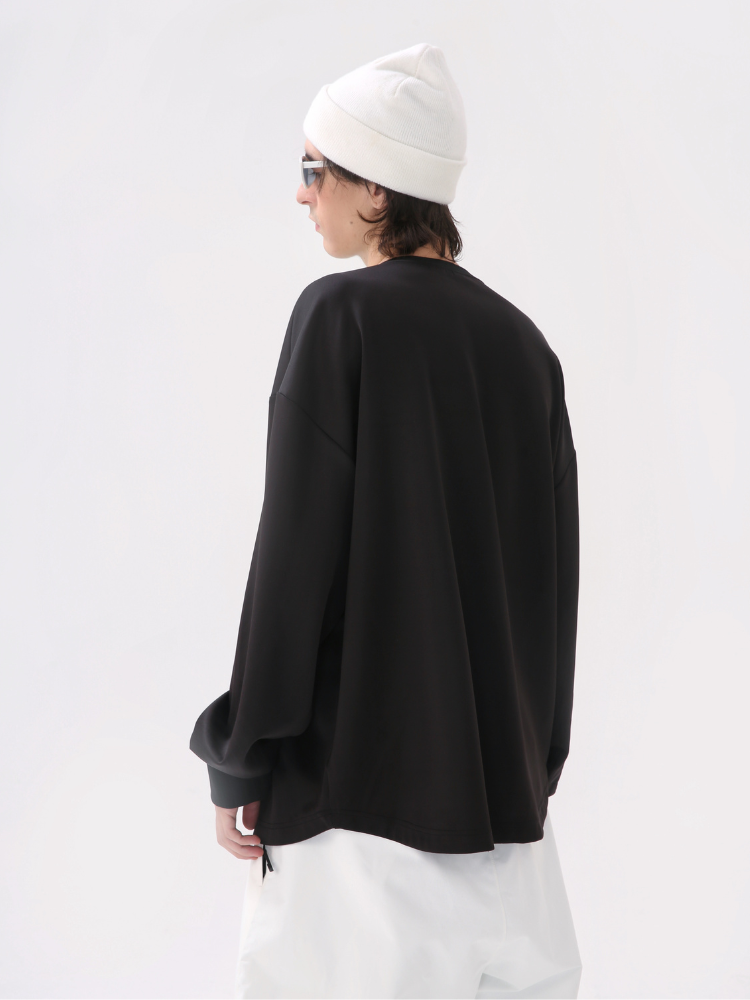 Molocoster Black & White Cool Layer Ski Sweater – Men’s