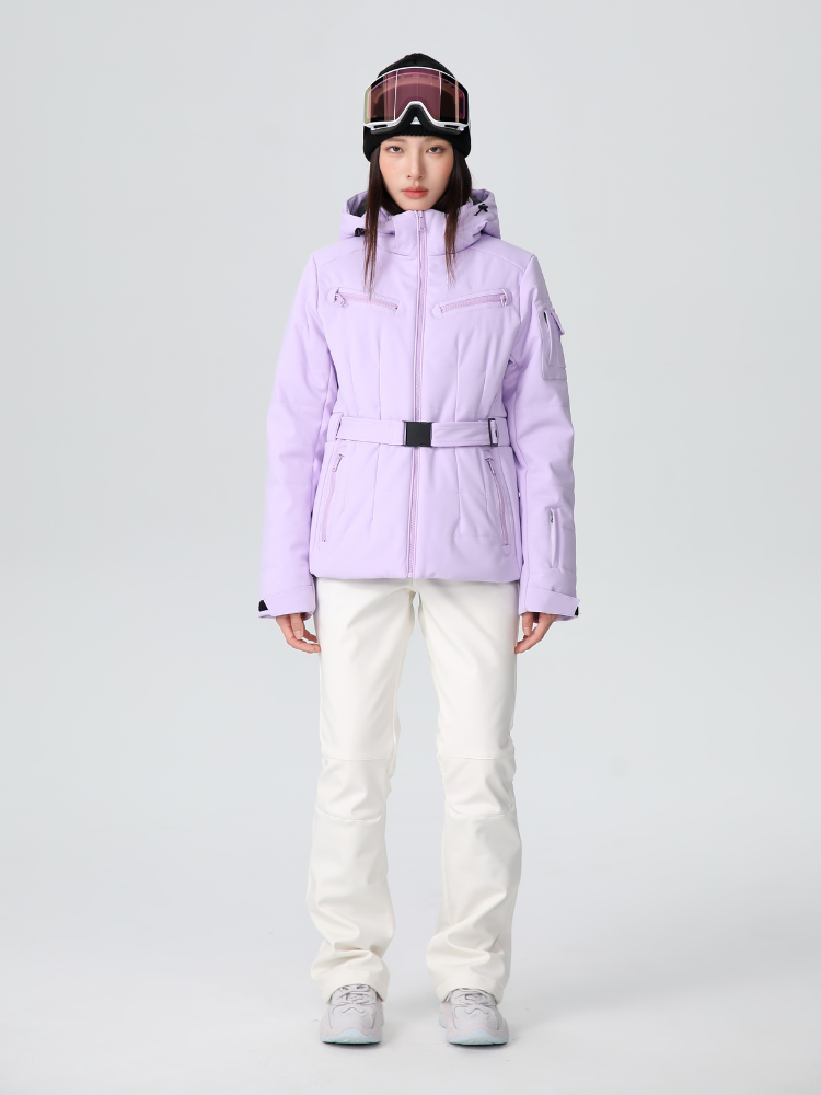 Chic Grid Insulated Ski Jacket - Women's | Searipe