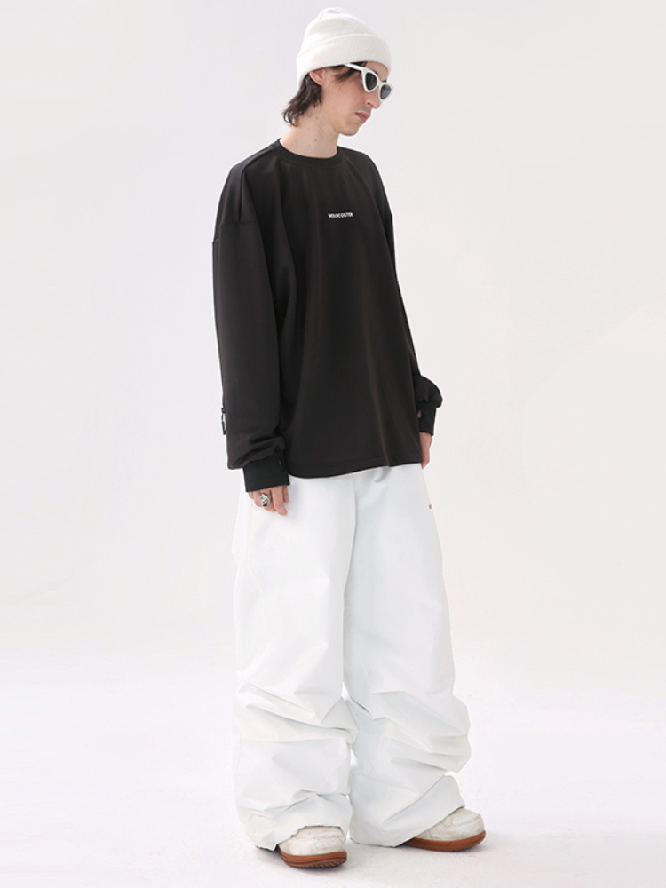 Molocoster Black & White Cool Layer Ski Sweater – Men’s